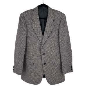 Vintage Men’s Wool Sport Coat 40R Tweed Two Buttons Blazer Jacket Preppy Classic